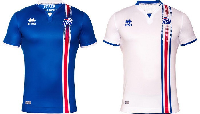 Camisetas de la selección de Islandia para la Eurocopa 2016