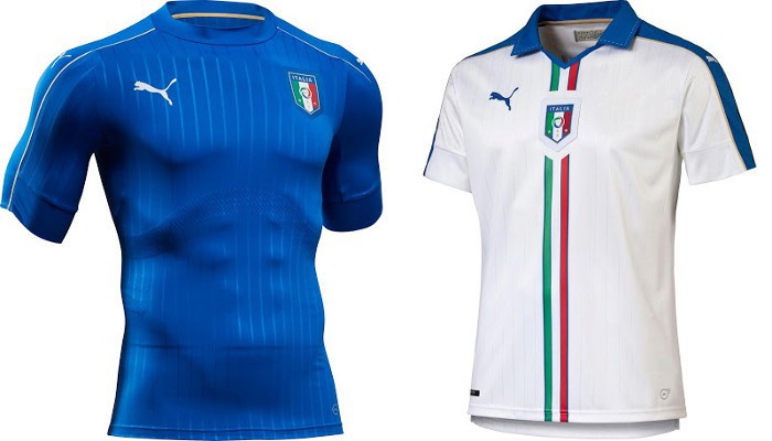 Camisetas de la selección de Italia para la Eurocopa 2016