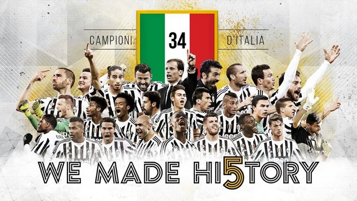 Así gano la Juventus su quinta liga seguida y la número 34 de su historia