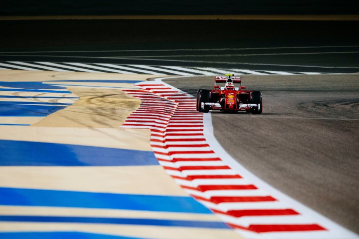 Kimi Raikkonen en el GP de Bahrein