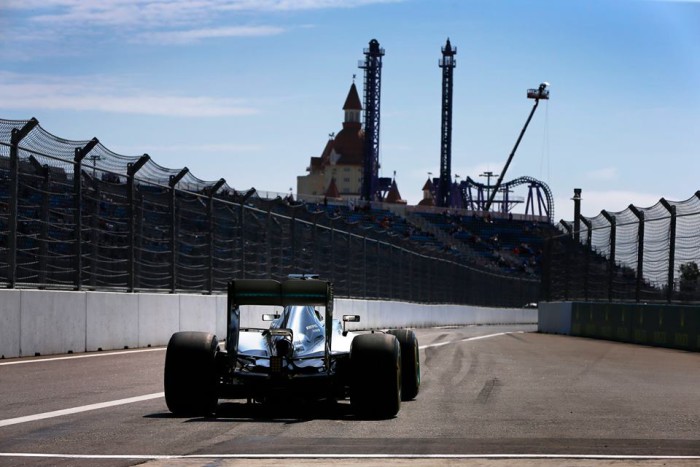 Mercedes en el GP de Rusia