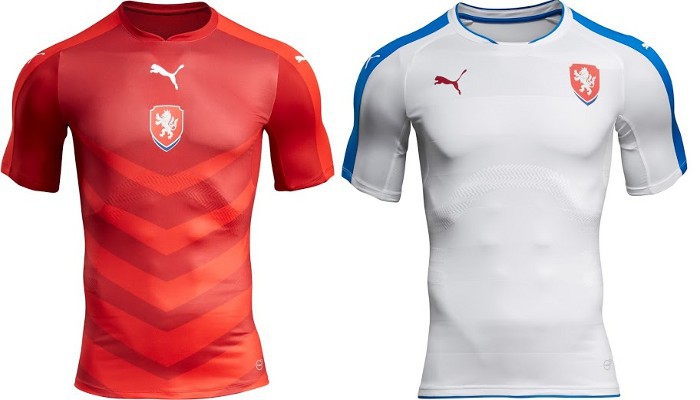 Camisetas de la selección de la República Checa para la Eurocopa 2016