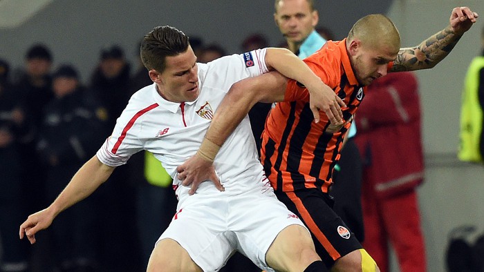 El Sevilla igualó a 2 en casa del Shakhtar