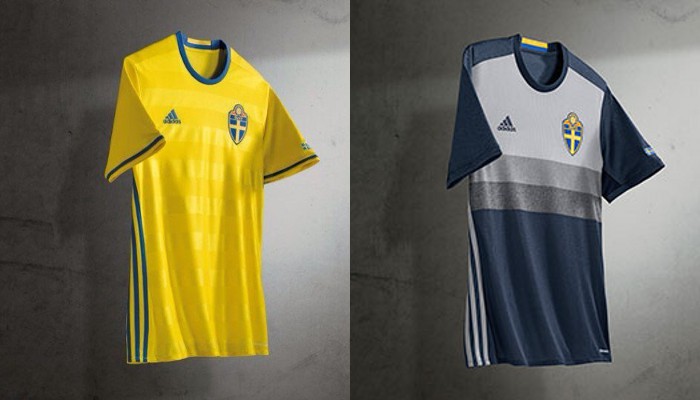 Camisetas de la selección de Suecia para la Eurocopa 2016