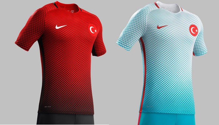 Camisetas de la selección de Turquía para la Eurocopa 2016