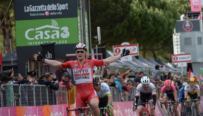 Giro de Italia 2016: tercera para Greipel, rey del sprint