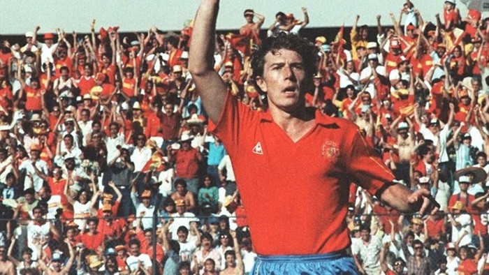 Butragueño lideró a la selección española en la segunda mitad de los 80