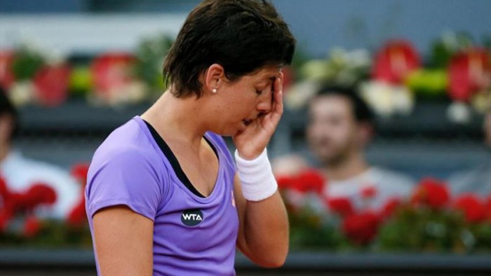 Carla Suarez Navarro eliminada en Madrid