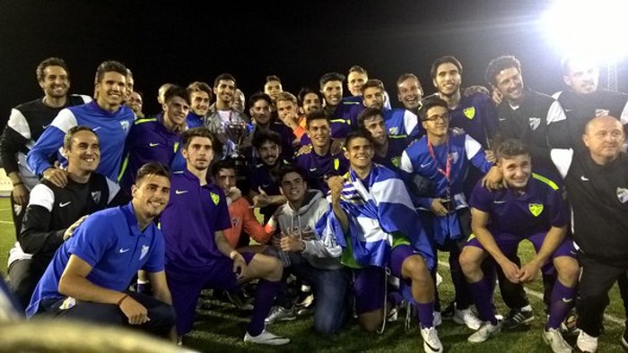 El Málaga gana la Copa de Campeones de juveniles de 2016