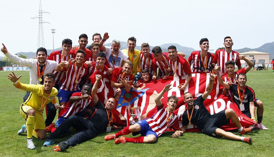 El Atlético de Madrid gana la Copa del Rey juvenil de 2016 ante el Real Madrid