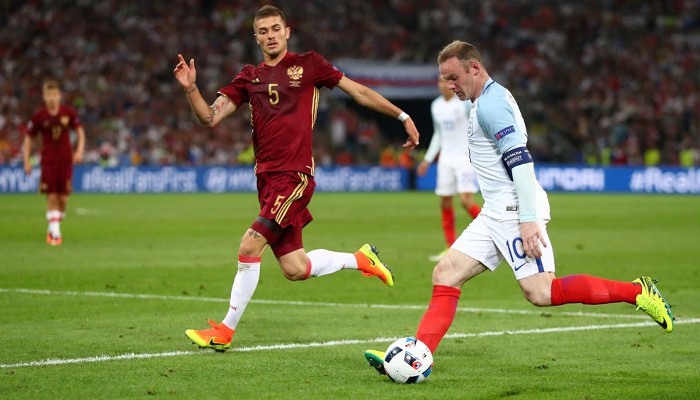 Rusia e Inglaterra firmaron el primer empate en la Euro