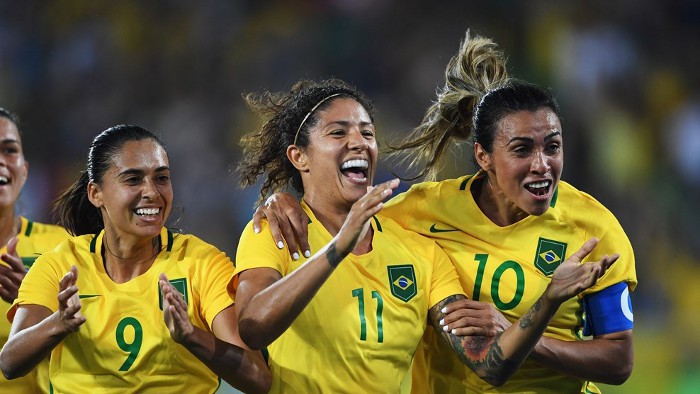 La selección brasileña femenina camina con paso firme hacia el oro