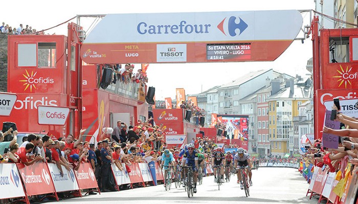 Vuelta a España 2016: Meersman se lleva en Lugo su segunda victoria