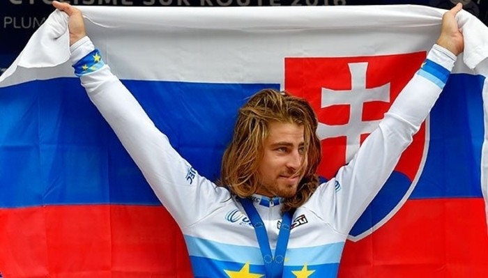 Peter Sagan es el nuevo campeón de Europa de ciclismo, con Dani Moreno tercero