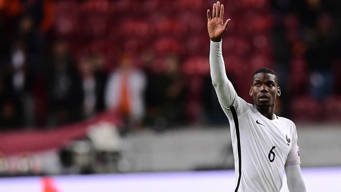 Un gol de Pogba dio la victoria a Francia en Holanda