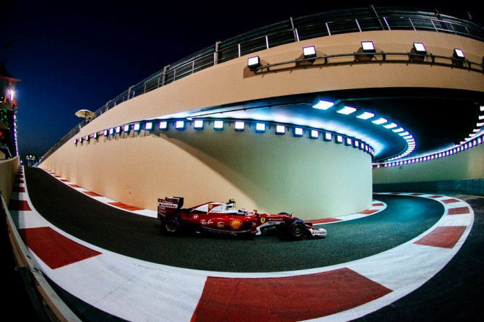 Ferrari en Yas Marina