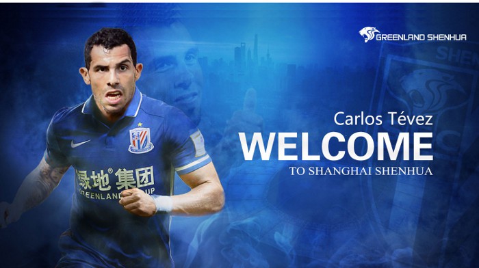 Carlos Tévez rompe la banca con su fichaje por el Shanghai Greenland Shenhua