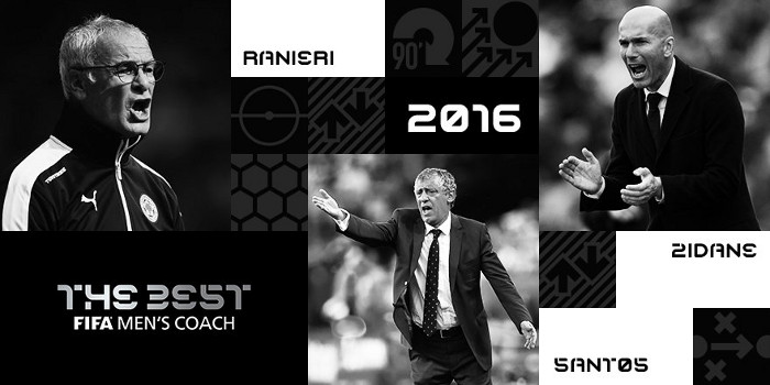 Ranieri, Santos y Zidane en busca del premio al mejor entrenador
