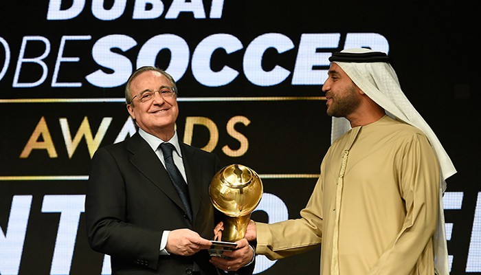 Cristiano y el Real Madrid triunfan en los Globe Soccer Awards de 2016
