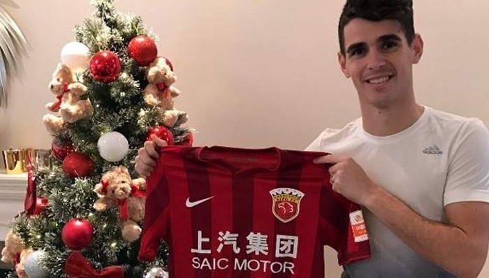 El brasileño Oscar pasa a ser el jugador mejor pagado del mundo tras marcharse a China