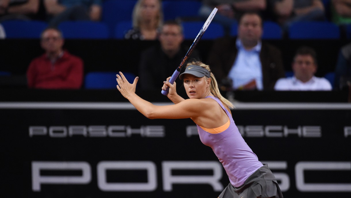 Maria Sharapova reaparecerá en el Porsche Tennis Grand Prix 2017