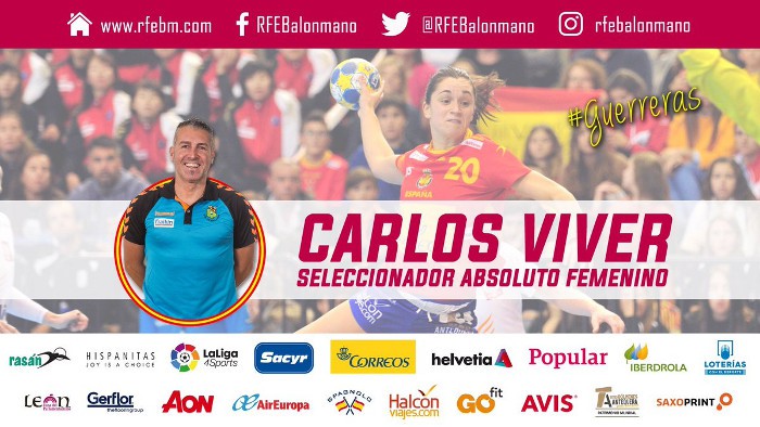 Carlos Viver es el nuevo seleccionador del balonmano femenino español