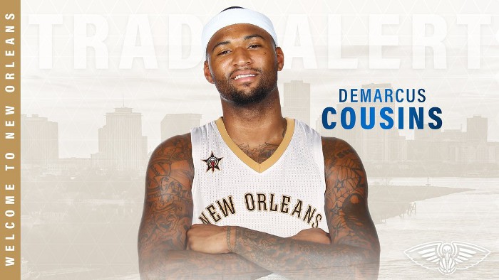 NBA: Sacramento Kings traspasa a DeMarcus Cousins a los New Orleans Pelicans