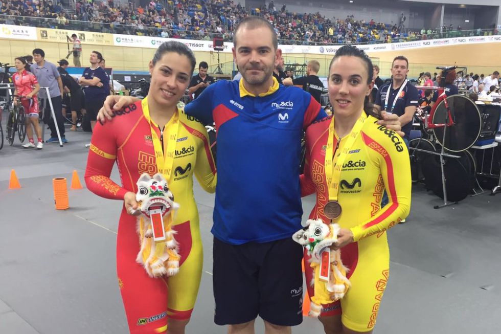 Tania Calvo y Helena Casas se cuelgan el bronce en la Copa del Mundo de ciclismo en pista