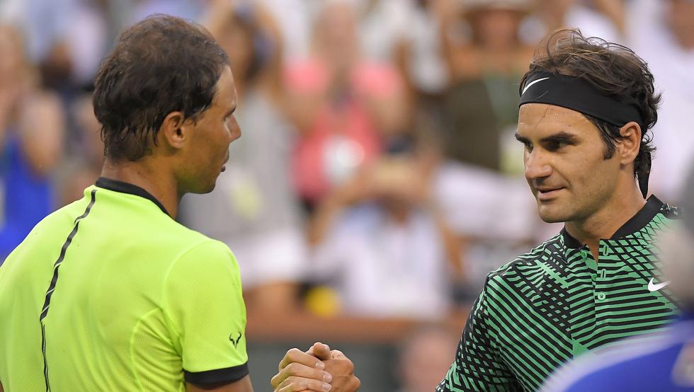 Masters 1000 Indian Wells 2017: Federer gana con autoridad a Rafa Nadal, caen Djokovic y Muguruza