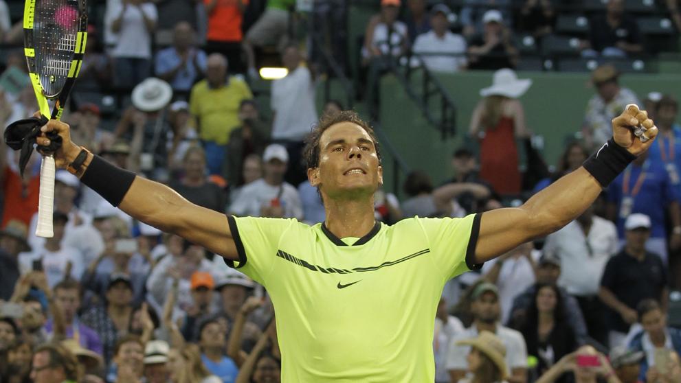 Masters 1000 Miami 2017: Rafa Nadal y Federer a cuartos de final