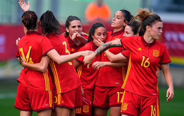 Fútbol femenino: España no tiene piedad de Bélgica y golea a domicilio