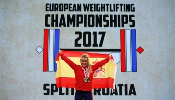 Lydia Valentín, tricampeona de Europa