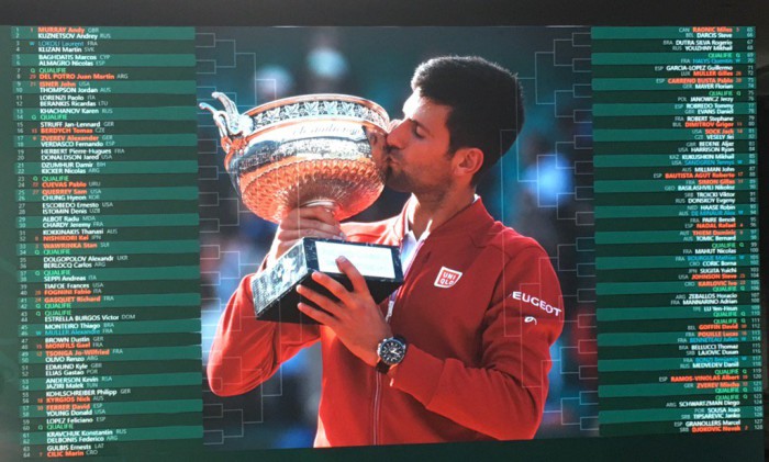 Cuadro de Roland Garros