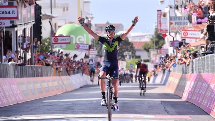 Gorka Izagirre consiguió la primera victoria española en el Giro de Italia 2017
