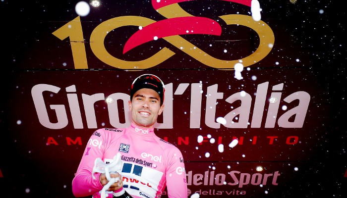 Giro de Italia 2017: el holandés Dumoulin manda tras la segunda semana