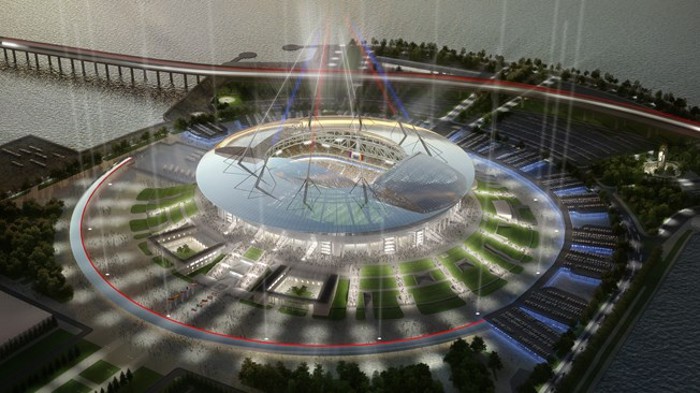 El estadio del Zenit será sede de la Copa Confederaciones 2017