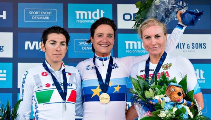 Marianne Vos ganó en los Europeos de ciclismo