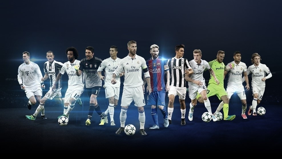 Los nominados a los premios de la UEFA Champions League 2016-2017