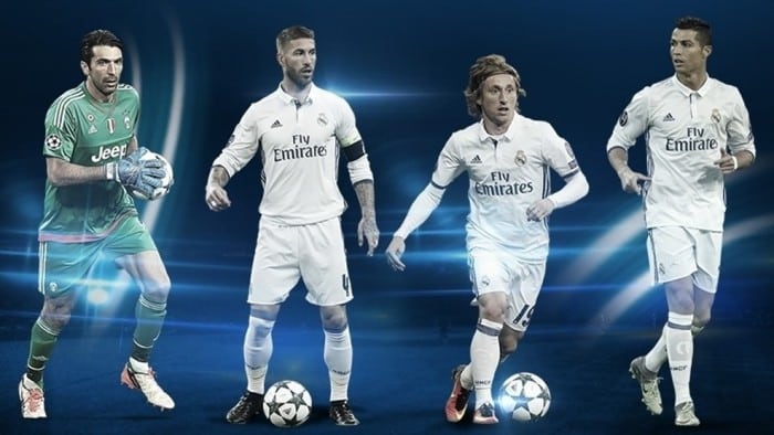 Los ganadores de los premios de la UEFA en la temporada 2016-2017