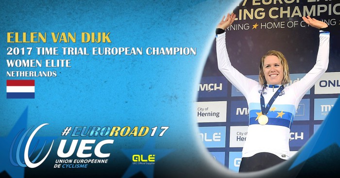 La holandesa Van Dijk ganó el Europeo de crono 2017