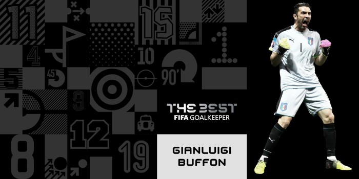 Buffon se llevó el premio The Best al mejor portero