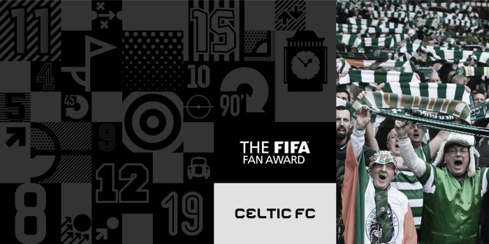 La afición del Celtic se llevó el premio especial a la afición