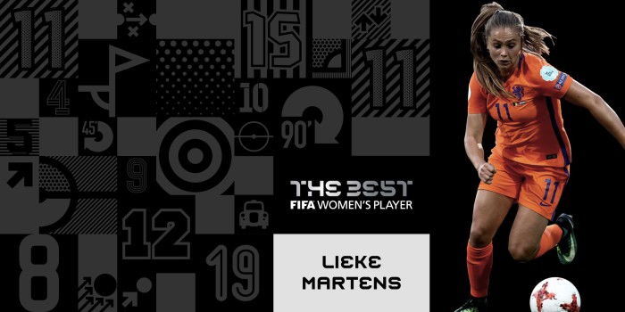 Lieke Martens ha ganado otro premio individual más