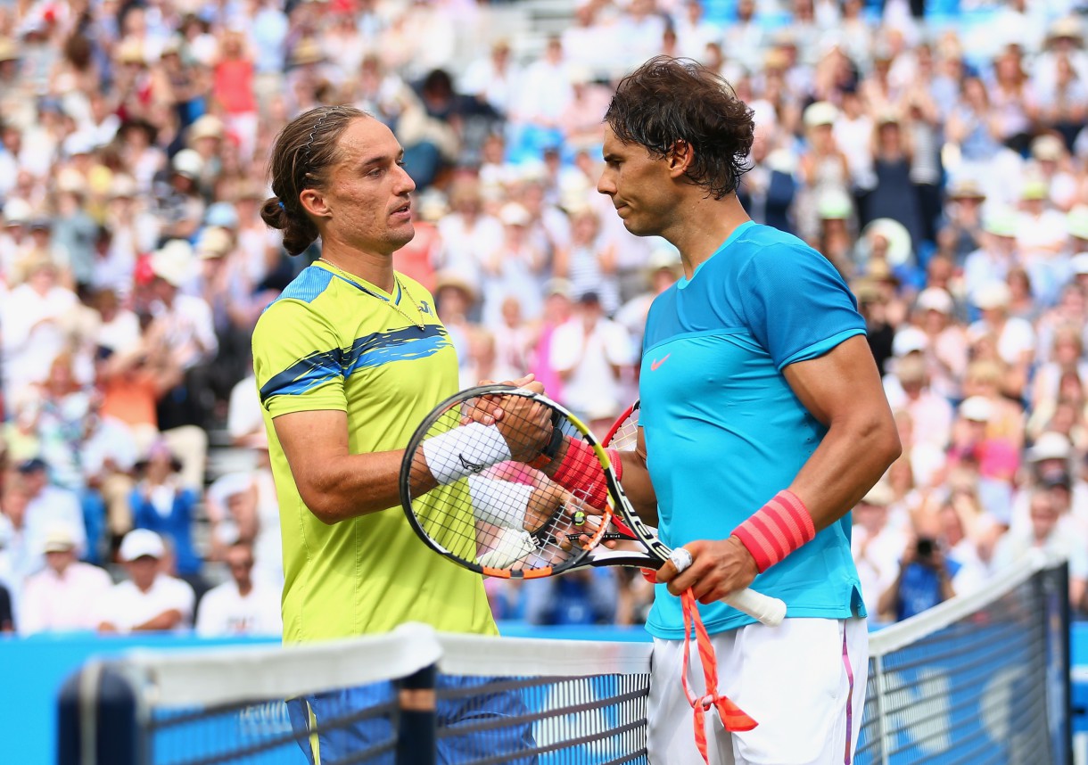 Dolgopolov: «En el césped es más fácil jugar contra Rafa Nadal»