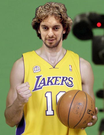 Gasol con Los Lakers