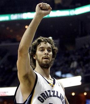 Vota a Gasol para mejor jugador de la historia de Memphis Grizzlies