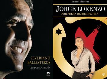 Severiano Ballesteros y Jorge Lorenzo publican sus biografías