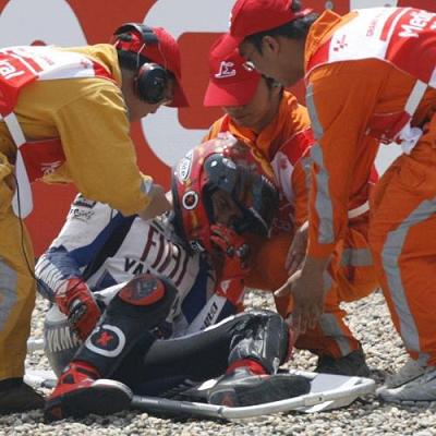 Jorge Lorenzo se fractura el tobillo izquierdo tras una caída