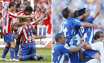 ¡Sporting de Gijón y Málaga a primera!