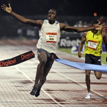 El jamaicano Bolt bate el record mundial de los 100 metros